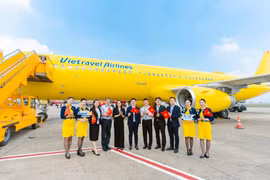 Vietravel Airlines officially receives an Airbus A321, coded VN-A292, on September 21. (Photo: Vietravel Airlines)