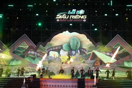 An art performance at 2026 Dak Lak Durian Festival. (Photo: VNA)