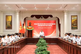 General Secretary of the Communist Party of Vietnam Central Committee and President To Lam speaks at the September meeting of the Standing Board of the central steering committee on institution improvement and law enforcement on September 28. (Photo: VNA)