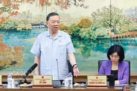 Party General Secretary and State President To Lam, a National Assembly deputy of Hanoi, speaks at the 16th National Assembly's first extraordinary session. (Photo: VNA)
