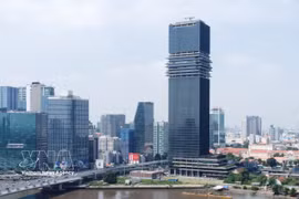 Saigon Marina IFC is the first private-sector project contributing to realising the goal of developing the Vietnam International Financial Centre in Ho Chi Minh City. (Photo: VNA) 