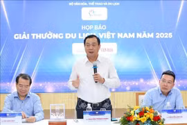VNAT Director Nguyen Trung Khanh speaks at the press conference (Photo: VNA)