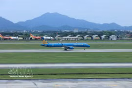 An aircraft of Vietnam Airlines (Photo: VNA)