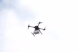 An unmanned aerial vehicle (Photo: VNA)