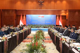 An overview of the Second Ministerial Meeting of China-Indonesia Joint Foreign and Defense Ministerial Dialogue (the second 2+2 meeting) held in Jakarta on August 21 (Photo: Xinhua/VNA)