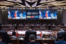 Prime Minister Pham Minh Chinh speaks at the G20 Summit’s third session on November 23. (Photo: VNA)