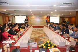 An overview of the Vietnam-Cambodia International Commerce & Culture Forum 2026. (Photo: VNA)