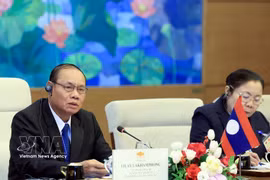 Politburo member and Standing Member of the Secretariat of the Lao People’s Revolutionary Party (LPRP) Central Committee Vilay Lakhamphong (Photo: VNA)