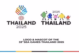 The logo and mascot of the 33rd SEA Games in Thailand (Photo of the organisers)