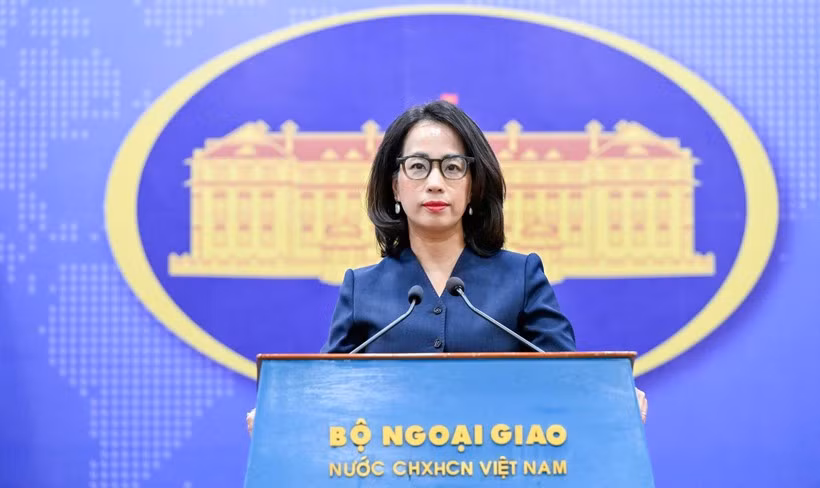 Spokesperson of the Ministry of Foreign Affairs Pham Thu Hang (Photo: Ministry of Foreign Affairs)