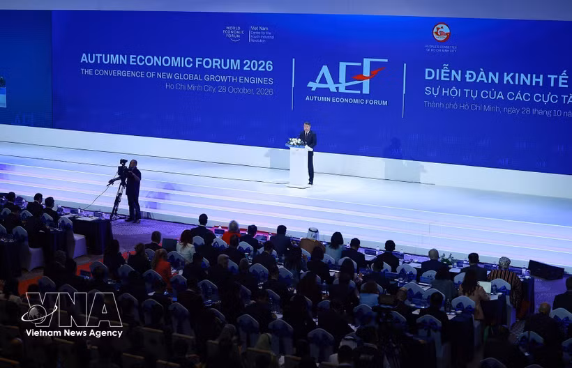 A high-level plenary session of the Autumn Economic Forum 2026 in Ho Chi Minh City on October 28. (Photo: VNA)