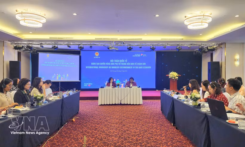 The international workshop on empowering women in the care economy on October 8, 2026 (Photo: VNA)