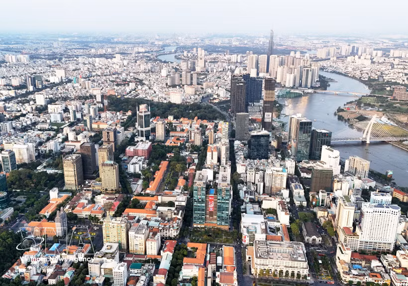 Luxury apartment projects in downtown Ho Chi Minh City (Photo: VNA)