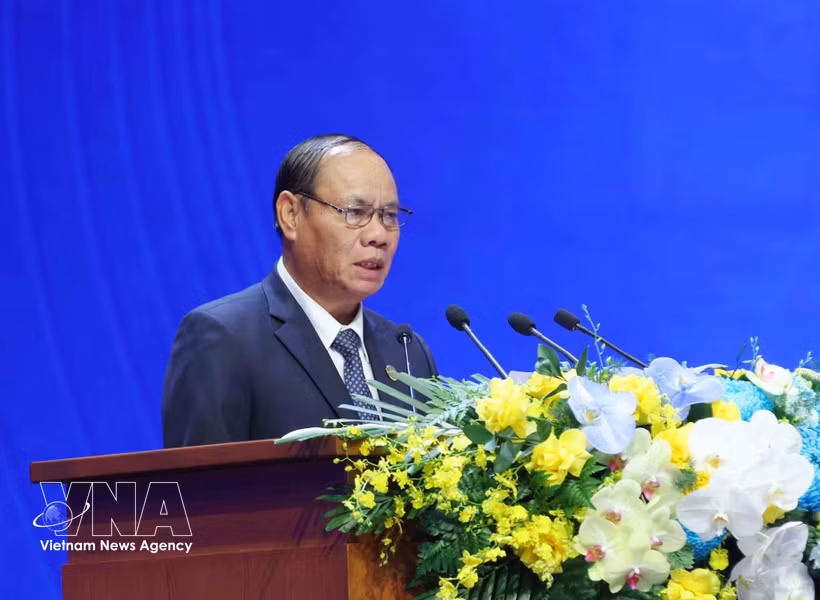 Vilay Lakhamfong, Politburo Member and Standing Member of the Secretariat of the Lao People’s Revolutionary Party Central Committee (Photo: VNA)