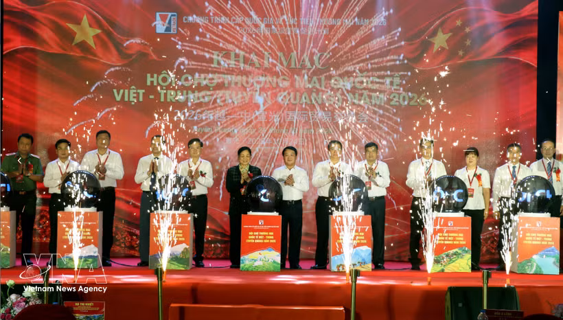 The 2026 Vietnam–China international trade fair opens in Vietnam’s Tuyen Quang province on October 24. (Photo: VNA)