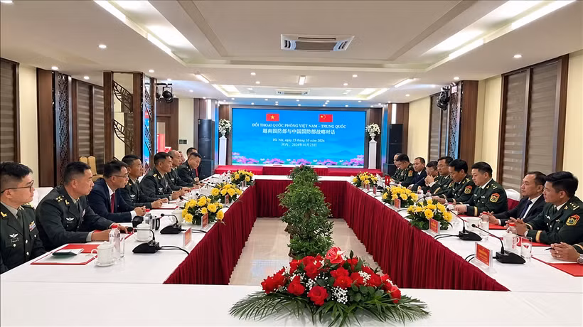 At the talks in Lao Cai province (Photo published by VNA)