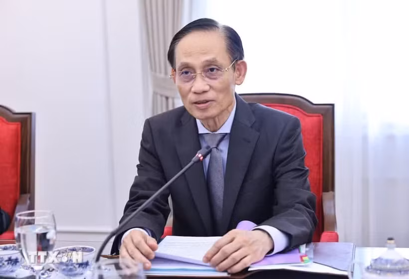 Politburo Member and Minister of Foreign Affairs Le Hoai Trung (Photo: VNA)