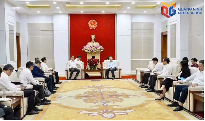 An overview of the reception (Photo: Quang Ninh Newspaper)