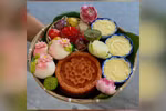 Lotus-themed offering trays popular for Nguyen Tieu festival