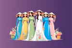 Vietnamese women celebrate "Ao Dai Week" 2025