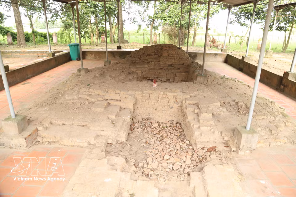 Today, only one remains relatively intact, while the other two survive mainly as ruins. (Photo: VNA)