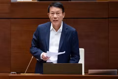 Minister of Public Security Luong Tam Quang speaks at the session. (Photo: VNA)
