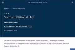 A screenshot of the press statement.