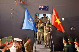 Vietnamese peacekeepers return home after a year in South Sudan