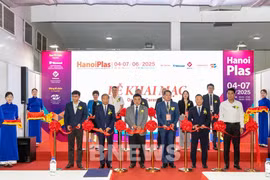 The 13th Hanoi International Plastics and Rubber Industry Exhibition (HanoiPlas 2025) opens on June 4. (Photo: VNA)