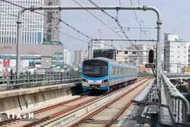 The Ben Thanh-Suoi Tien metro line in HCM City. (Photo: VNA)