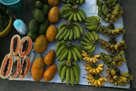 Traditional market charming in Can Tho downtown