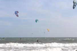Mui Ne is steadily transforming itself from a well-known resort destination into one of Vietnam and the region’s top spots for sea sports tourism. (Photo: VNA)