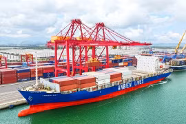 Chu Lai International Port in Quang Nam Province aims to become a world-class, multifunctional logistics centre in 2027. (Photo courtesy of THILOGI)