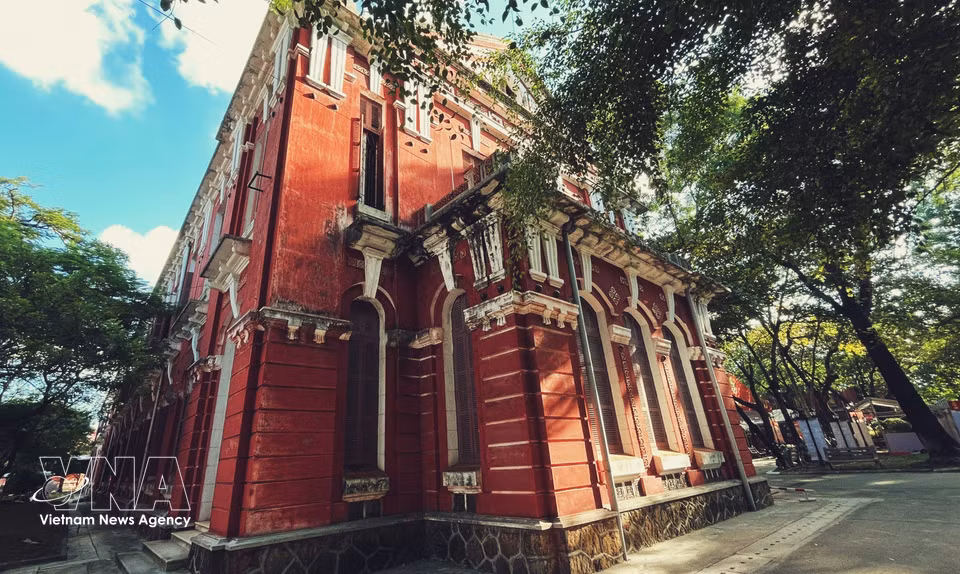 The school has retained its historic appearance and remains part of Hue’s urban heritage. (Photo: Van Dung/VNA)