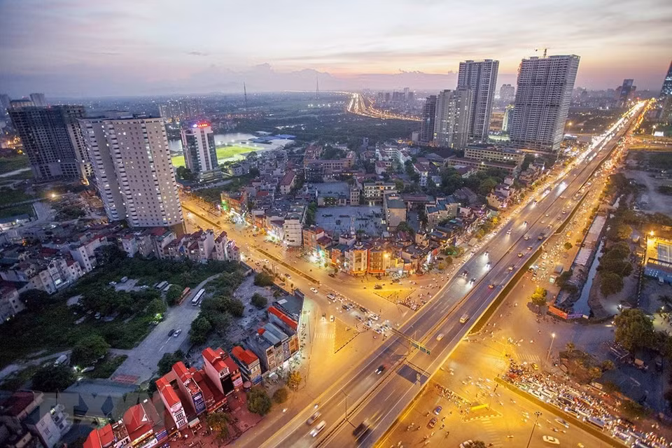 Tu Liem district (formerly) are now Nam Tu Liem and Bac Tu Liem districts (Photo: VNA)