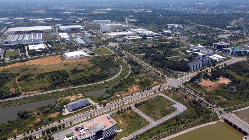 Hoa Lac Hi-Tech Park is planned into 8 functional subdivisions. (Photo: VNA)
