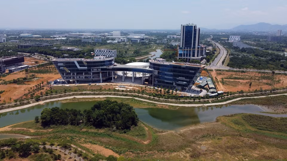 Many elements of the Park are still under construction. (Photo: VNA)