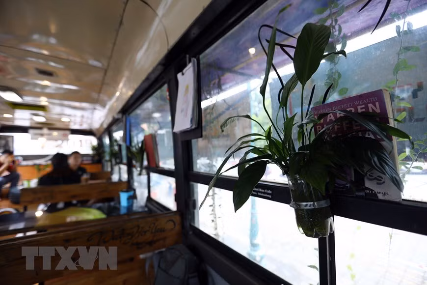 Plastic bottles are given new lease of life under skillful hands (Photo: VNA)