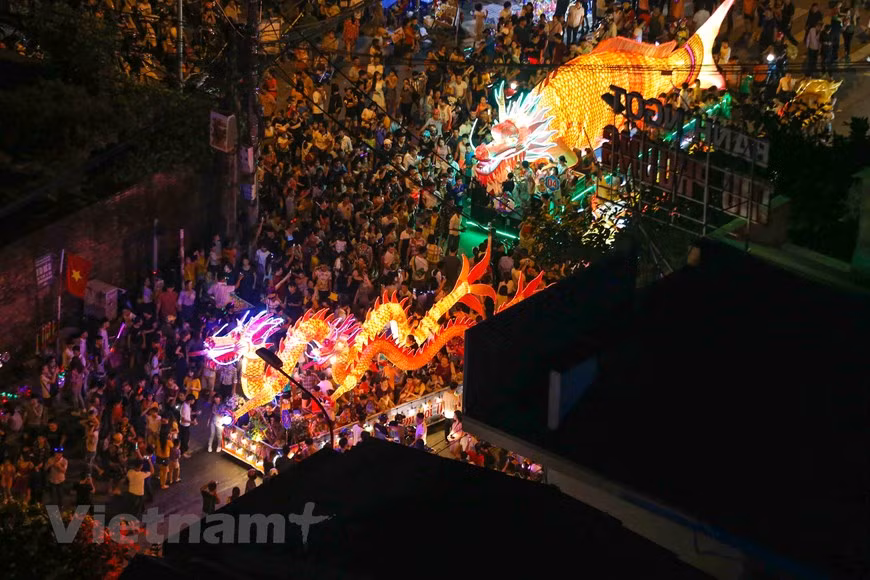 For many years, Thanh Tuyen Festival held on the occasion of the Mid-Autumn Festival, has been an indispensable spiritual part of people in Tuyen Quang province (Photo: The Dai / Vietnam +)