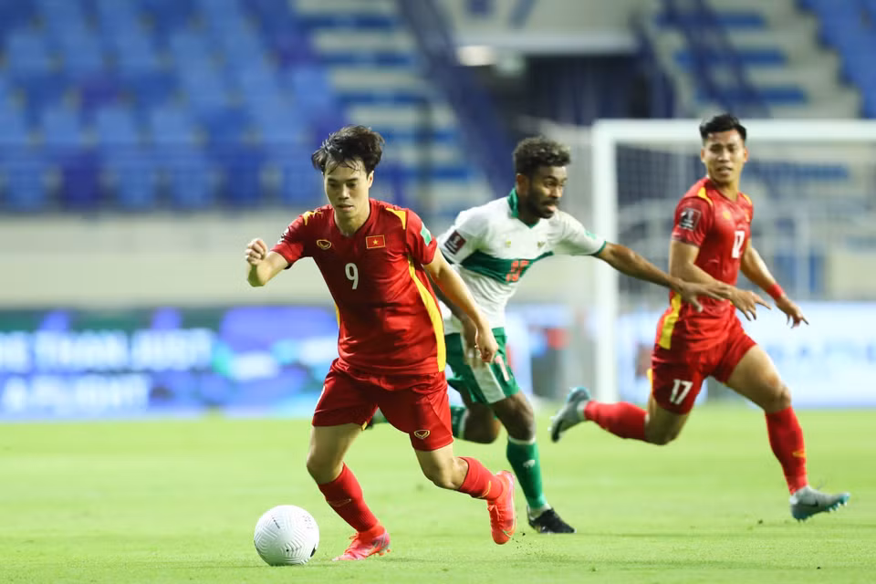Centre-forward Van Toan (Photo: VNA)