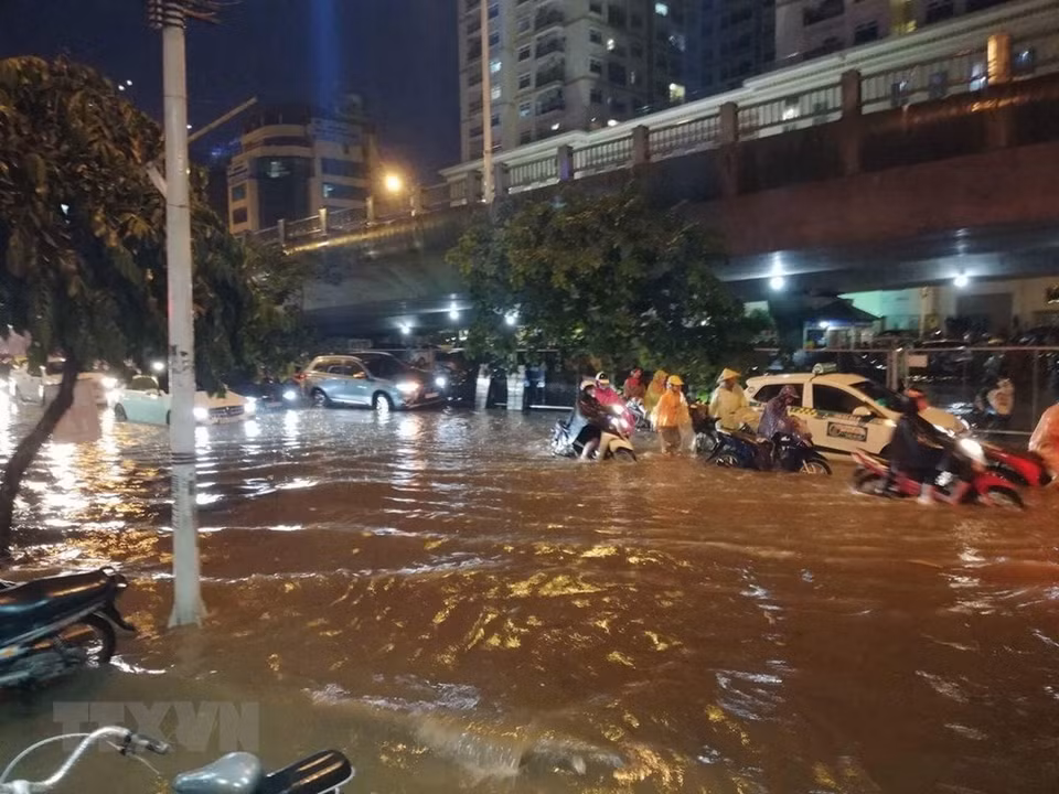 Minh Khai street in Hai Ba Trung district (Source: VNA)