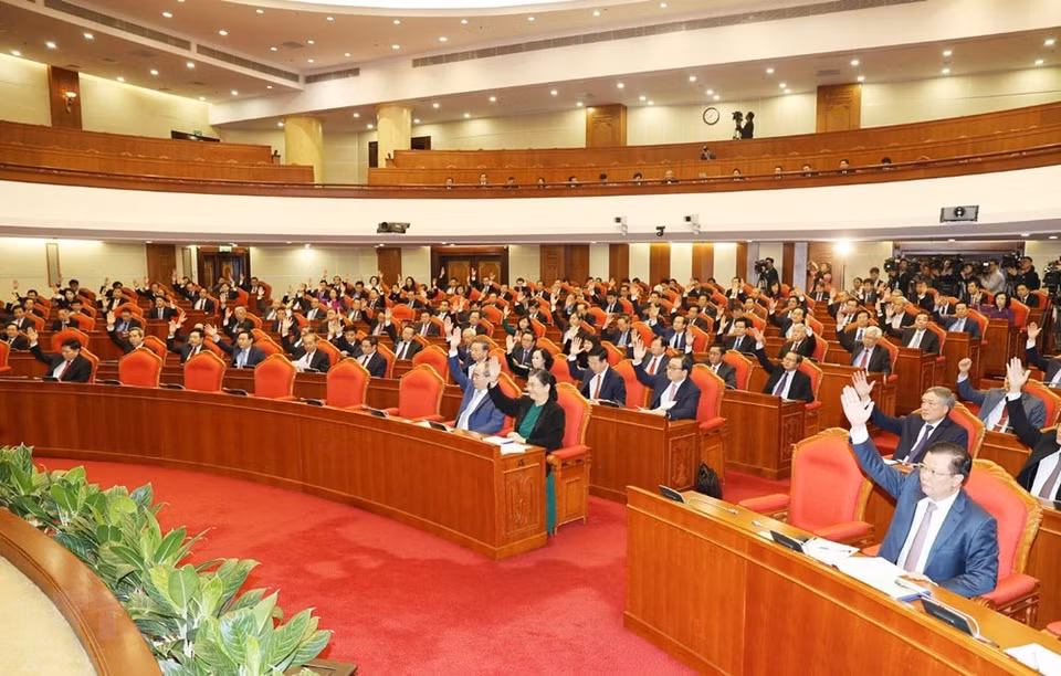 12th Party Central Committee’s ninth session (Photo: VNA)
