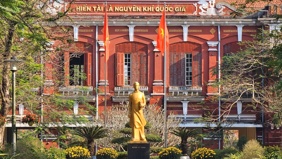 The distinguished institution holds a special place in history, as it was the alma mater of President Ho Chi Minh in the early 20th century. (Photo: VNA)