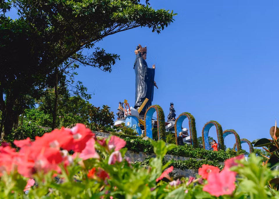The Da Son Tay Bo Buddha is aslo known as the Lady Buddha on the top of the Ba Den mountain. (Photo: VNA)