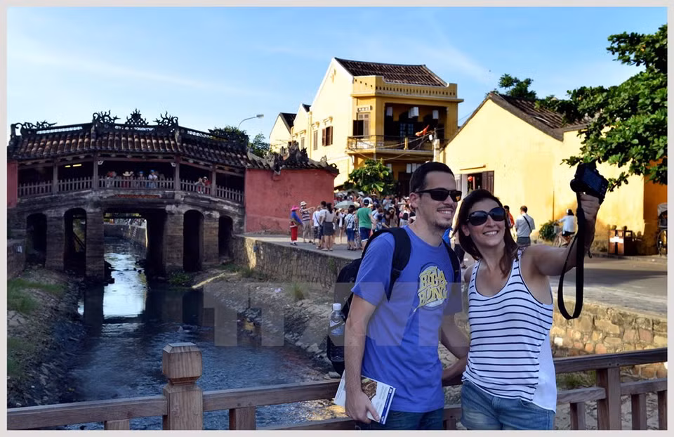The ancient city is an attractive destination for domestic and foreign tourists (Source: VNA) 