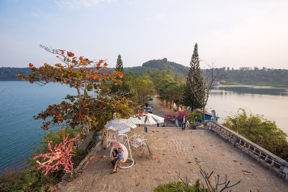 Bien Ho is also a main source of water supply for residents in Pleiku city (Photo: VNA)