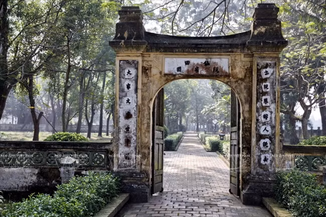 The path to the garden of the Nguyen Family in Tien Dien Commune. (Source: VNA)