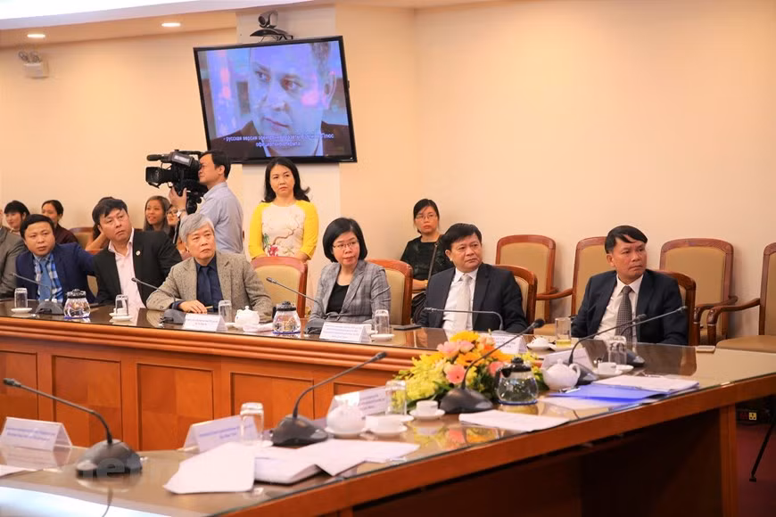 Delegates and distinguished guests attending the event (Photo: VNA)