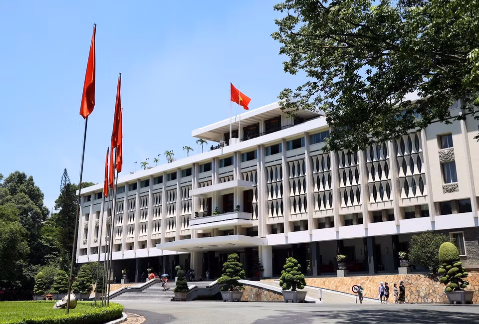 Independence Palace is a landmark in Ho Chi Minh City. It witnessed the moment of liberation of the South and the reunification of the country on April 30, 1975. (Photo: VNA)
