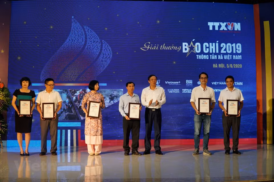 The 2019 Vietnam News Agency Press Award gathers many works that are the combination of modern journalism (Photo: VNA)